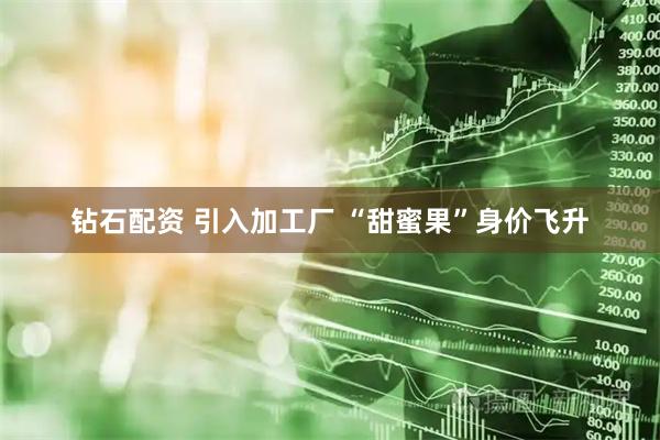 钻石配资 引入加工厂 “甜蜜果”身价飞升